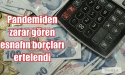 Pandemiden zarar gören esnafın borçları ertelendi