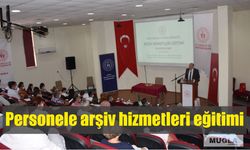 Personele arşiv hizmetleri eğitimi