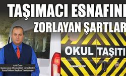 Taşımacı esnafını zorlayan şartlar