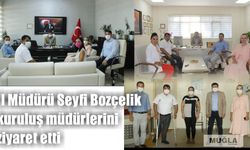 İl Müdürü Seyfi Bozçelik kuruluş müdürlerini ziyaret etti