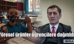 Yöresel ürünler öğrencilere dağıtıldı