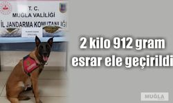 2 kilo 912 gram esrar ele geçirildi