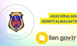 Araç kiralama hizmeti alınacaktır