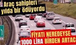 Araç sahipleri 2 yılda bir ödüyordu: Fiyatı neredeyse 1000 lira artacak