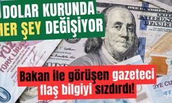 Dolar kuru için her şeyi değiştiren iddia: Bakanla görüşen gazeteci duyurdu