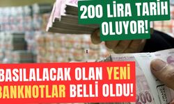 200 lira tarih oluyor: Basılacak yeni büyük banknotlar açıklandı... İşte flaş rakam