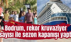 Bodrum, rekor kruvaziyer sayısı ile sezon kapanışı yaptı