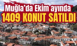 Muğla’da Ekim ayında 1409 konut satıldı