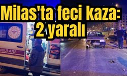 Milas'ta feci kaza: 2 yaralı