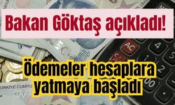 Bakan Göktaş açıkladı! Ödemeler hesaplara yatmaya başladı