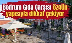 Bodrum Gıda Çarşısı özgün yapısıyla dikkat çekiyor