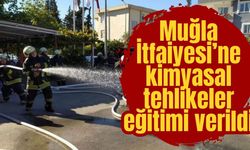 Muğla İtfaiyesi’ne kimyasal tehlikeler eğitimi verildi