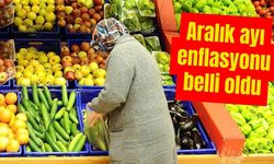 Aralık ayı enflasyonu belli oldu