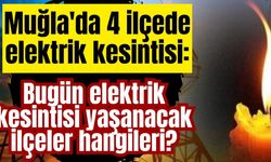 Muğla'da 4 ilçede elektrik kesintisi: Muğla’da bugün elektrik kesintisi yaşanacak ilçeler hangileri?