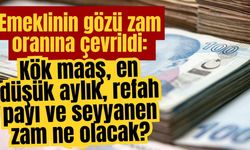 Emeklinin gözü zam oranına çevrildi: Kök maaş, en düşük aylık, refah payı ve seyyanen zam ne olacak?