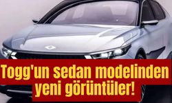 Togg'un sedan modelinden yeni görüntüler!