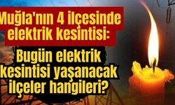 Muğla'nın 4 ilçesinde elektrik kesintisi: Muğla’da bugün elektrik kesintisi yaşanacak ilçeler hangileri?