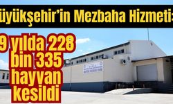 Büyükşehir’in Mezbaha Hizmeti: 9 yılda 228 bin 335 hayvan kesildi