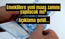 Emeklilere yeni maaş zammı yapılacak mı? Açıklama geldi...