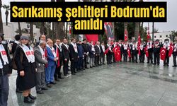 Sarıkamış şehitleri Bodrum'da anıldı