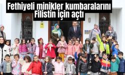 Fethiyeli minikler kumbaralarını Filistin için açtı