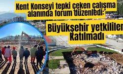 Kent Konseyi tepki çeken çalışma alanında forum düzenledi: Büyükşehir yetkilileri katılmadı