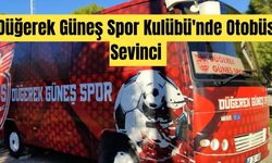 Düğerek Güneş Spor Kulübü'nde Otobüs Sevinci