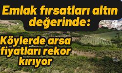 Emlak fırsatları altın değerinde: Köylerde arsa fiyatları rekor kırıyor