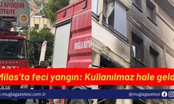 Milas’ta feci yangın: Kullanılmaz hale geldi