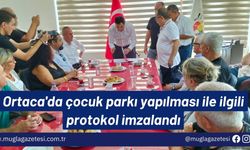 Ortaca'da çocuk parkı yapılması ile ilgili protokol imzalandı