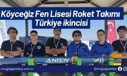 Köyceğiz Fen Lisesi Roket Takımı Türkiye ikincisi