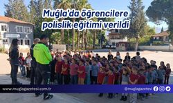 Muğla'da öğrencilere polislik eğitimi verildi