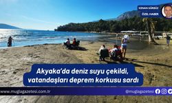 Akyaka’da deniz suyu çekildi, vatandaşları deprem korkusu sardı