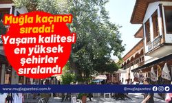 Muğla kaçıncı sırada! Yaşam kalitesi en yüksek şehirler sıralandı