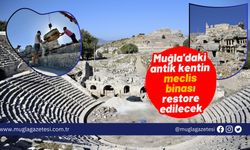 Muğla'daki antik kentin meclis binası restore edilecek