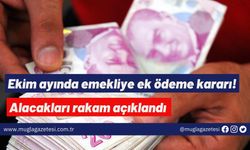 Ekim ayında emekliye ek ödeme kararı! Alacakları rakam açıklandı