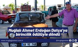 Muğlalı Ahmet Erdoğan Datça'ya birincilik ödülüyle döndü