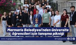 Marmaris Belediyesi'nden üniversite öğrencileri için tanışma pikniği