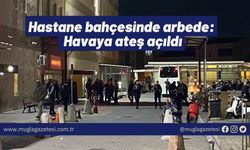 Hastane bahçesinde arbede: Havaya ateş açıldı