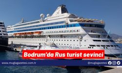 Bodrum'da Rus turist sevinci