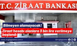 Bilmeyen alamayacak! Ziraat hesabı olanlara 3 bin lira verilmeye başlandı