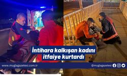 İntihara kalkışan kadını itfaiye kurtardı