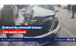 Bodrum'da otomobil kazası: Çok sayıda yaralı