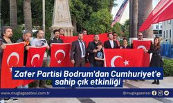 Zafer Partisi Bodrum'dan Cumhuriyet'e sahip çık etkinliği