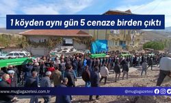 1 köyden aynı gün 5 cenaze birden çıktı