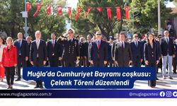 Muğla’da Cumhuriyet Bayramı coşkusu: Çelenk Töreni düzenlendi