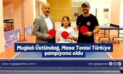 Muğlalı Üstündağ, Masa Tenisi Türkiye şampiyonu oldu