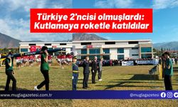 Türkiye 2'ncisi olmuşlardı: Kutlamaya roketle katıldılar