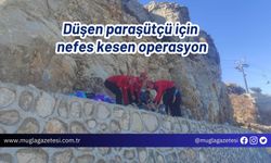 Düşen paraşütçü için nefes kesen operasyon