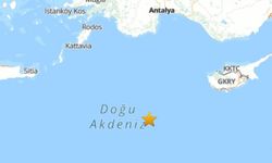 Akdeniz'de korkutan deprem